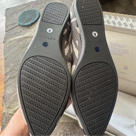 NIB Rothy's The Point Moroccan Rose Pink and Taupe Flats RETIRED - Picture 4 of 9